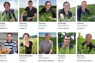 <strong>Les10 finalistes 2014</strong>
Pour découvrir le profil de chacun, rendez-vous sur le site <a href=http://www.graines-agriculteurs.com/grandes-cultures-2014 target=_blank>www.graines-agriculteurs.com</a>